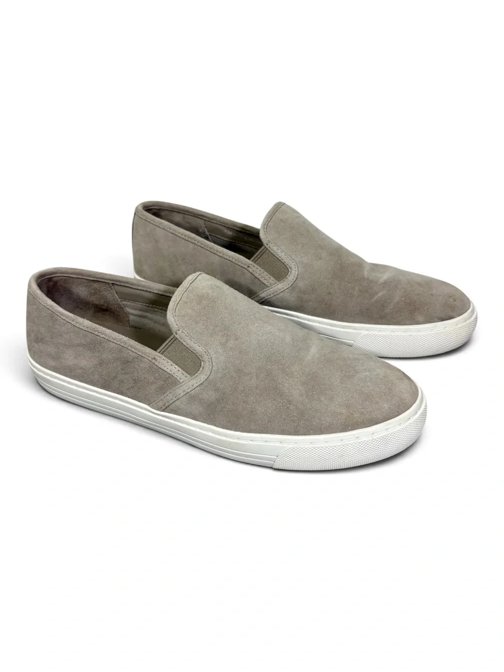 Tory Burch Suede Slip-On Flats in Taupe- woman’s 7.5